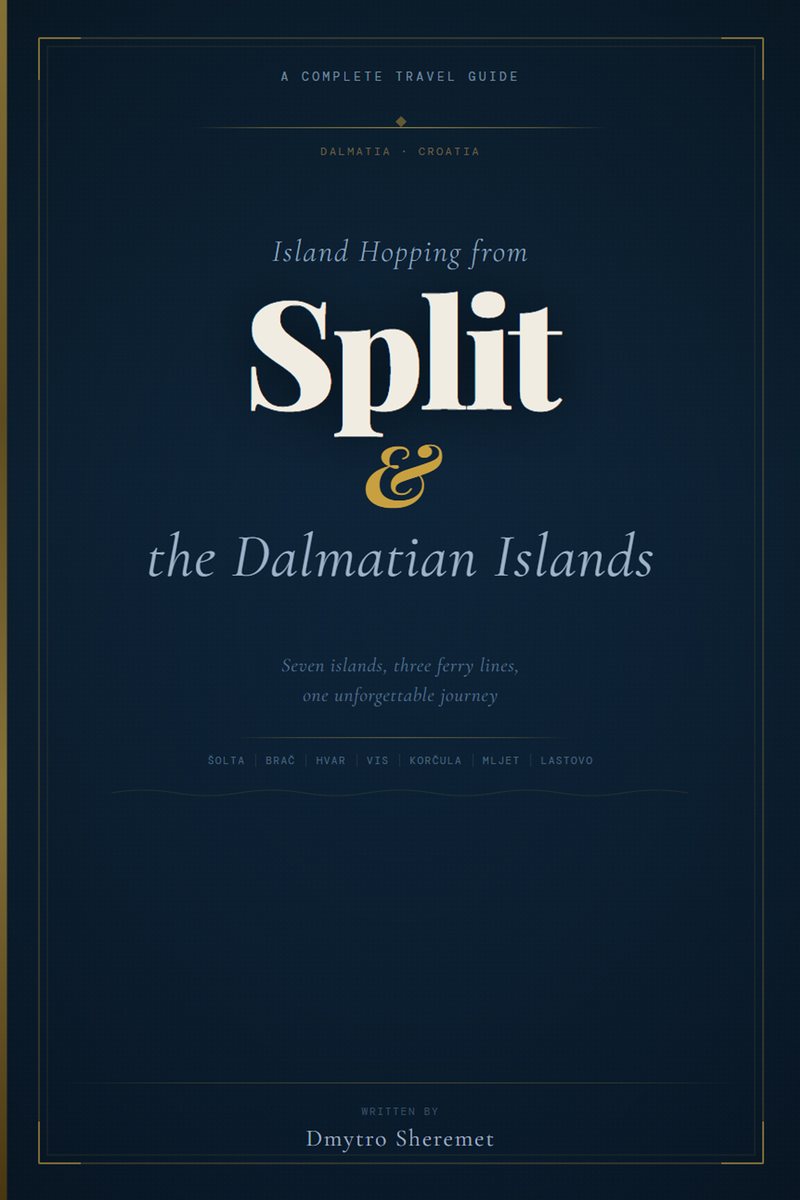 Cover of Island Hopping from Split & the Dalmatian Islands by Dmytro Sheremet